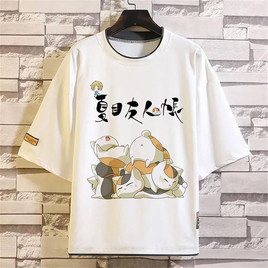 夏目友人帳 Tシャツ ニャンコ先生 夏目友人帳『ニャンコ先生ショップ』オリジナル ロゴアート T